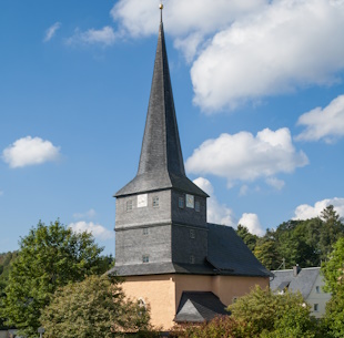 Wehrkirche St. Johannes Baptista in Steinbach am Wald
