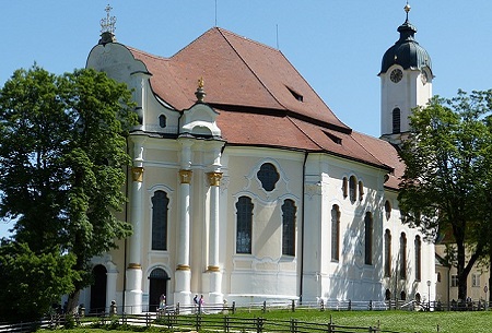 Wallfahrtskirche Wieskirche im Ortsteil Wies