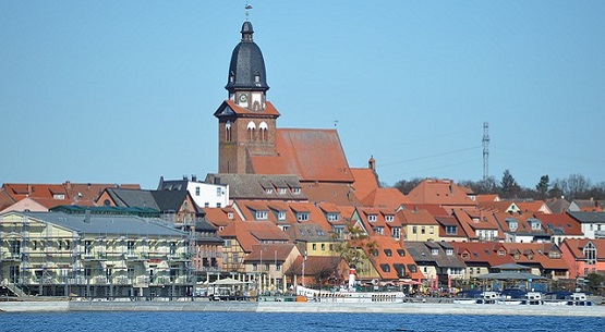 Blick auf die Altstadt von Waren