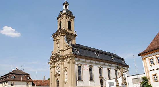 Pfarrkirche St. Mauritius von Balthasar Neumann in Wiesentheid