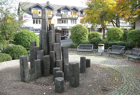 Brunnen im Einkaufszentrum in Wilnsdorf