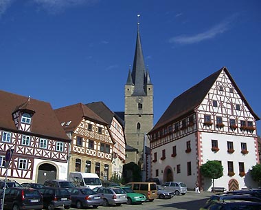 Marktplatz in Zeil am Main