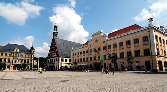 Marktplatz in Zwickau