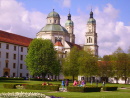 Hofgarten und St. Lorenz Basilika