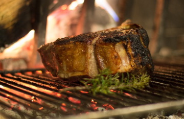 Steak auf dem Grill