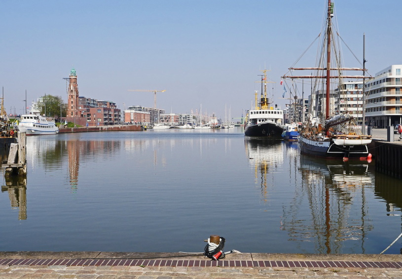 Neuer Hafen in Bremerhaven