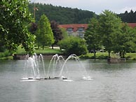 Springbrunnen im Kurpark von Weiskirchen
