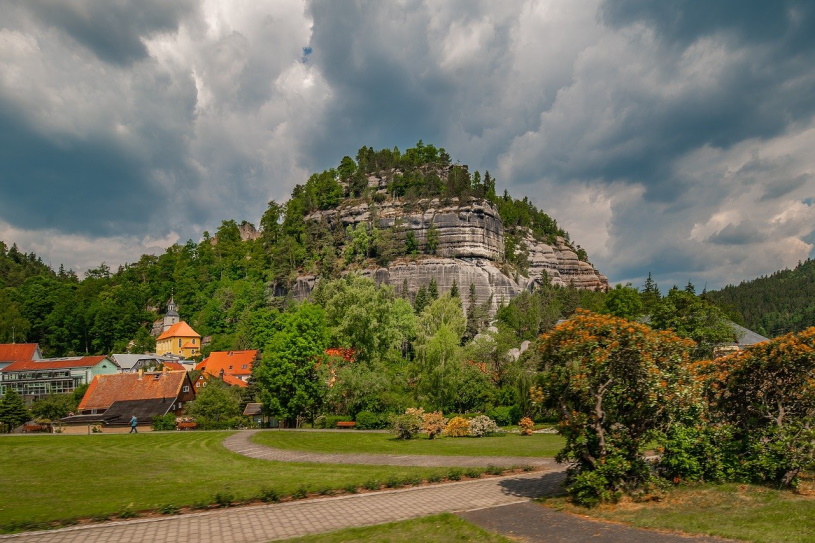 Berg Oybin im Zittauer Gebirge