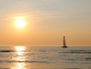 Sonnenuntergang vor Langeoog