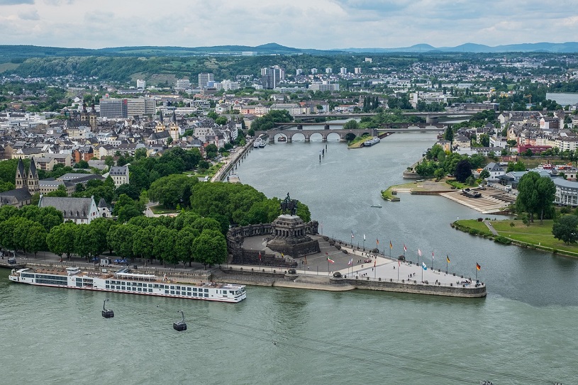 Deutsches Eck in Koblenz