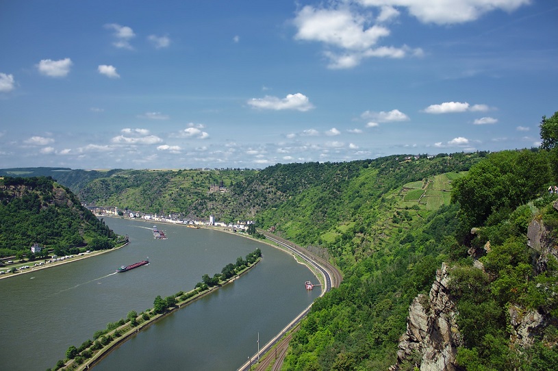 Rhein bei Sankt Goarshausen