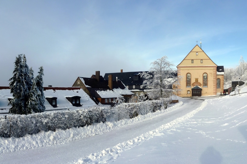 Kloster Kreuzberg im Winter