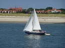 Segelboot vor Norderney