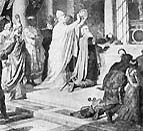800 - Karl der Grosse wird im Petersdom in Rom von Papst Leo III. zum Kaiser gekrönt