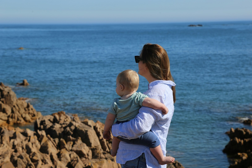 Frau mit Baby Frau mit Baby