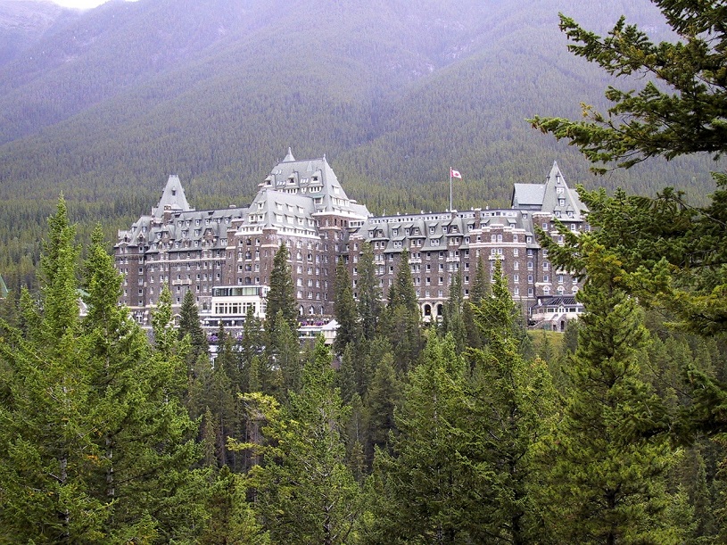 Das Banff Springs Hotel in Kanada