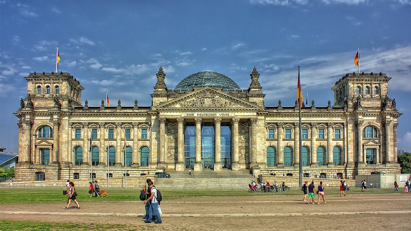 Reichstagsgebude in Berlin