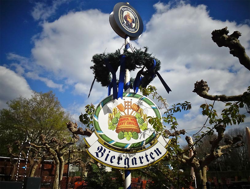 Biergarten in Mnchen