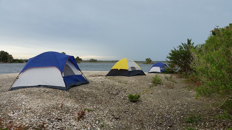 Camping am Strand