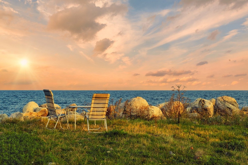 Camping am Meer