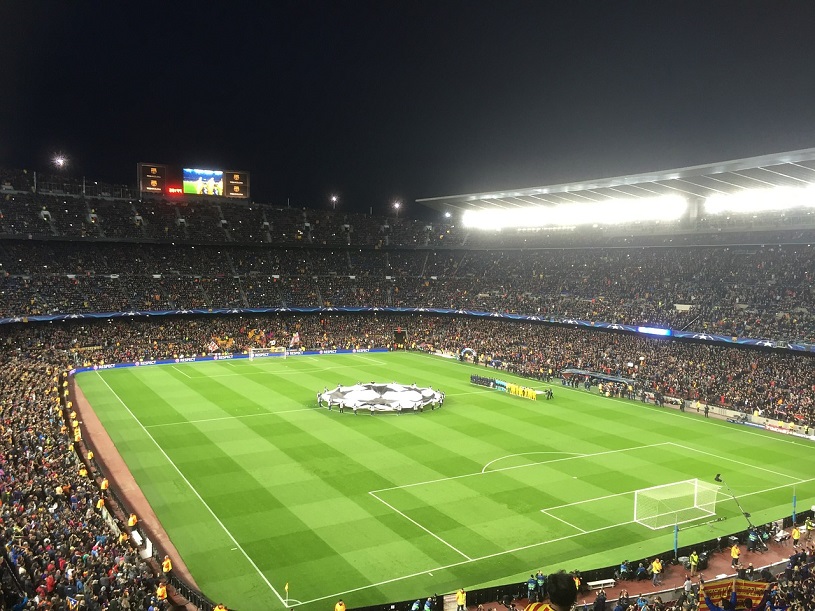 Spiel in der Champions League
