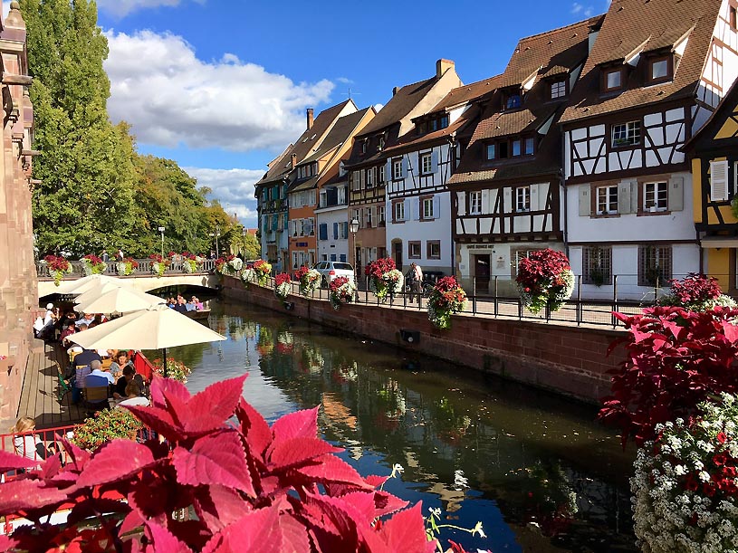 Fachwerkhuser in der Altstadt von Colmar