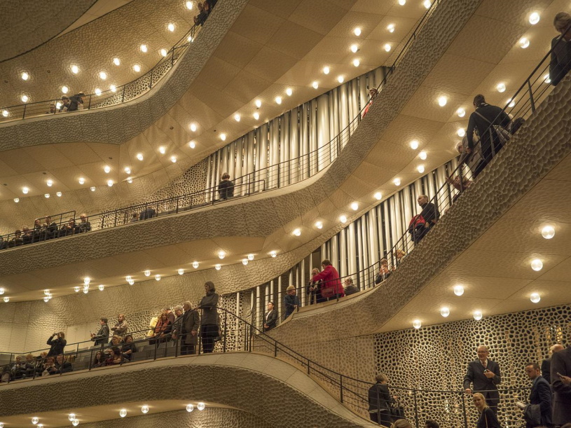 Konzertsaal in der Elbphilharmonie