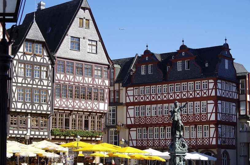 Fachwerkhuser in der Frankfurter Altstadt