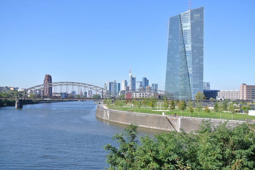 Frankfurt am Main mit EZB Gebude