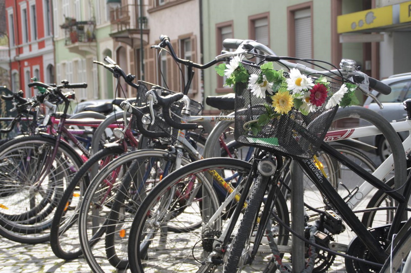 Fahrräder in Freiburg