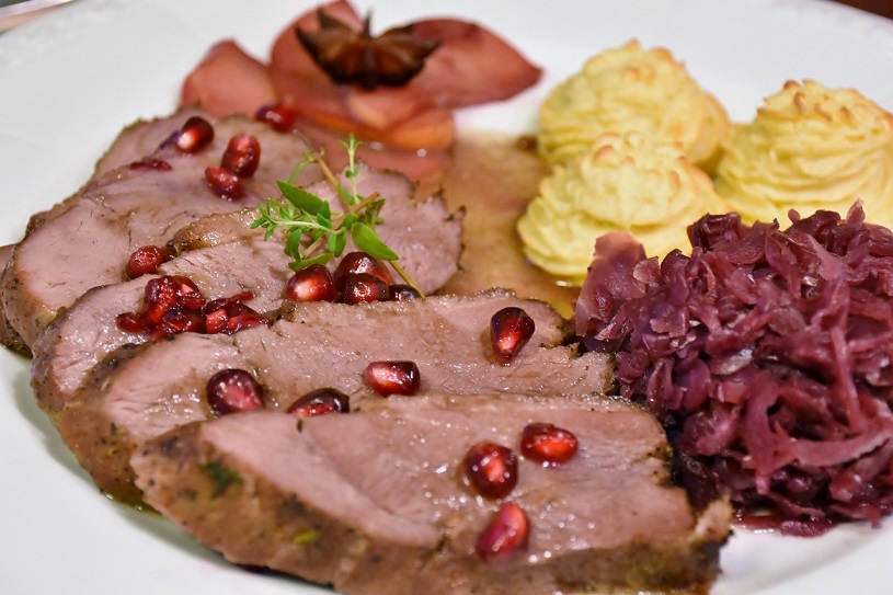 Gnsebrust Braten