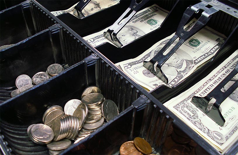 Geld in der Kasse