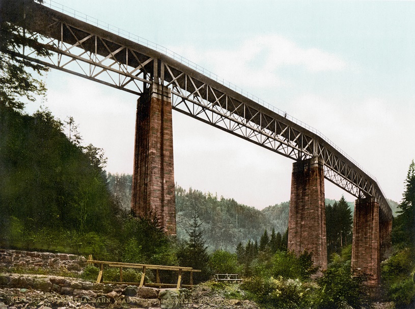 Ravennaschlucht Viadukt um 1900