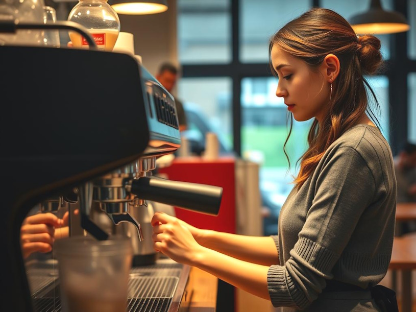 Am Kaffeeautomaten Am Kaffeeautomaten