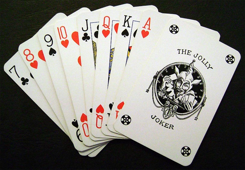 Spielkarten mit Joker
