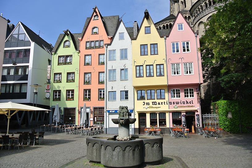 Huser in der Klner Altstadt