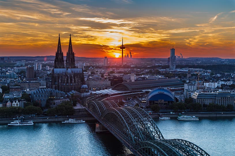 Klner Dom und Hohenzollernbrcke