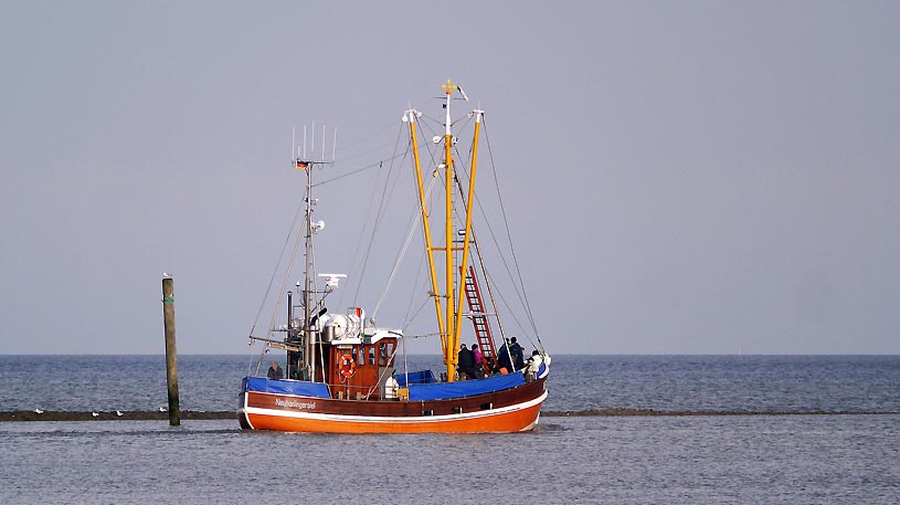 Kutter auf der Nordsee
