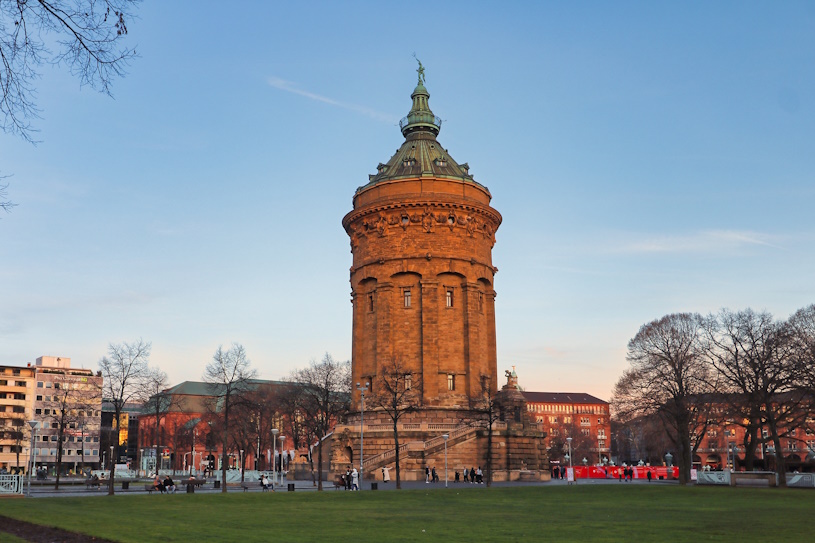 Mannheimer Wahrzeichen Wasserturm Mannheimer Wahrzeichen Wasserturm