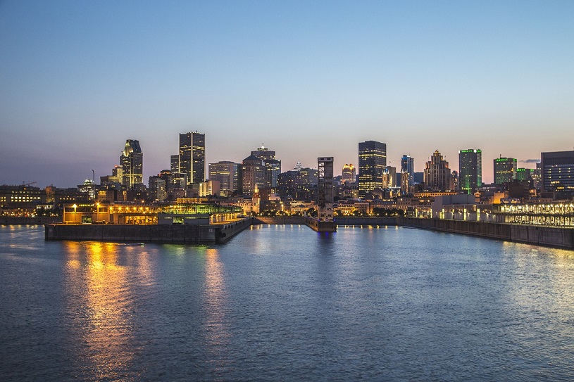 Montreals nchtliche Skyline