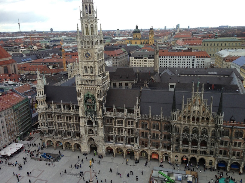 München Marienplatz und Neues Rathaus