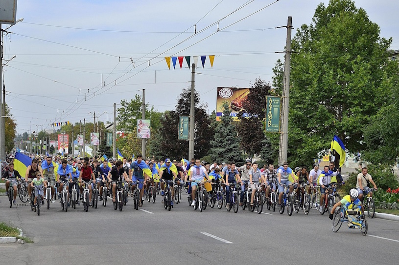 Radtour in der Stadt
