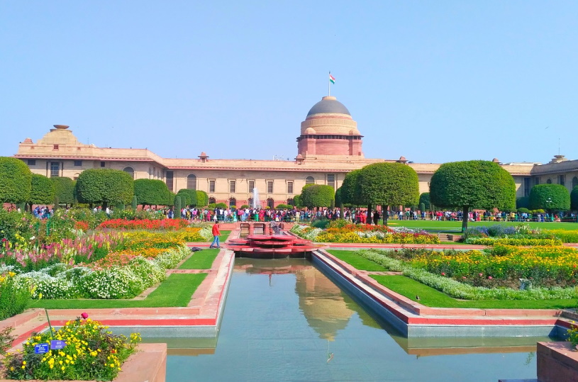 Rashtrapati Bhavan - Amtssitz und Residenz des indischen Staatsprsidenten