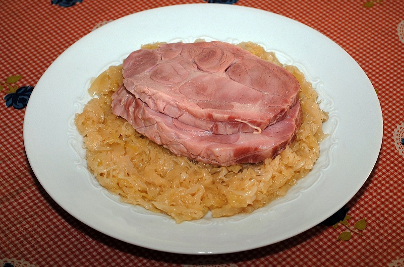 Solber mit Sauerkraut