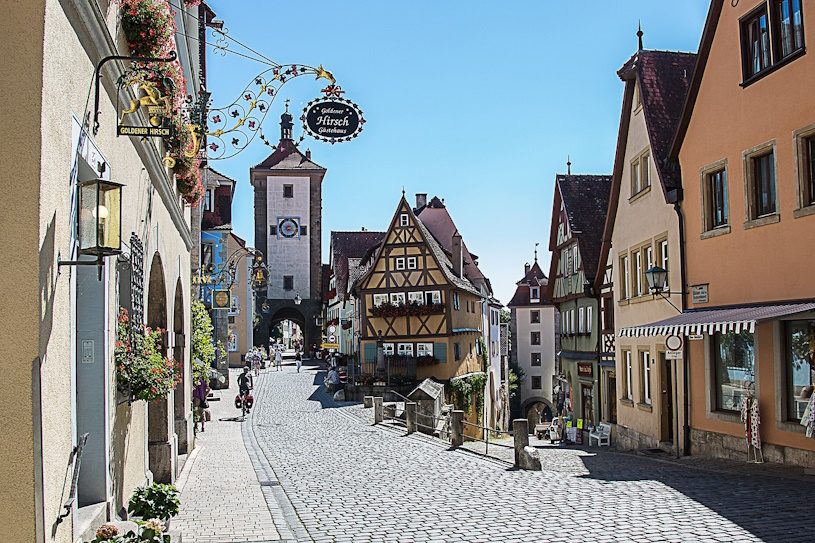 Am Plönlein in Rothenburg ob der Tauber