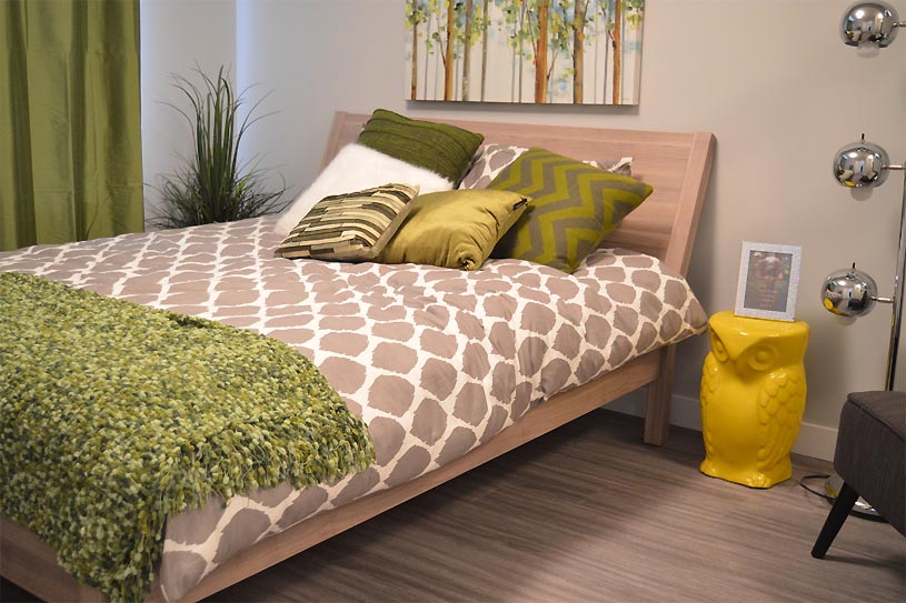 Schlafzimmer mit Bett