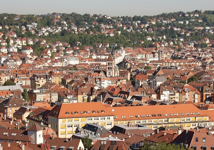 Blick auf Stuttgart