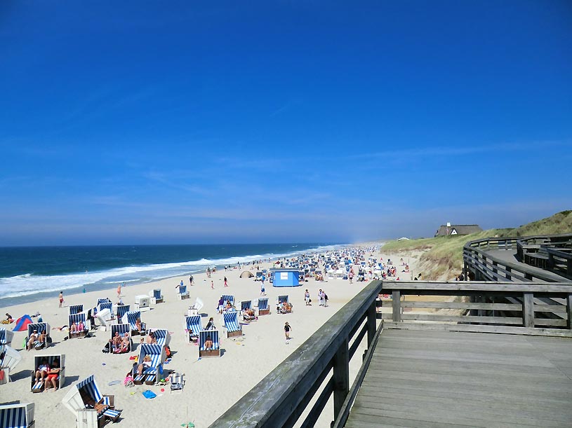 Strand auf der Insel Sylt