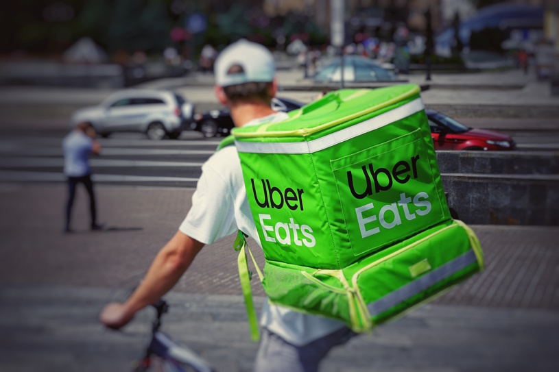 Uber Eats Fahrer