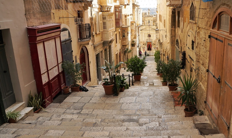 Gasse in Valletta